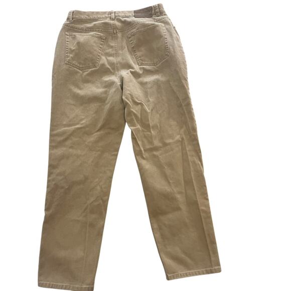 Lauren Ralph Lauren Brown Jeans Womens Size 14 Straight Leg Classic Basic Simple - Picture 5 of 7